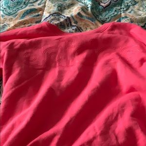 Pink Adidas sweatshirt